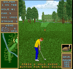 Golden Tee Golf (Joystick, v3.1) Screenshot 1